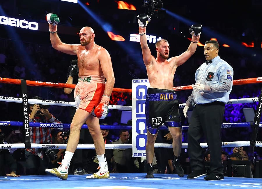 Tyson Fury vs Otto Wallin End of Fight