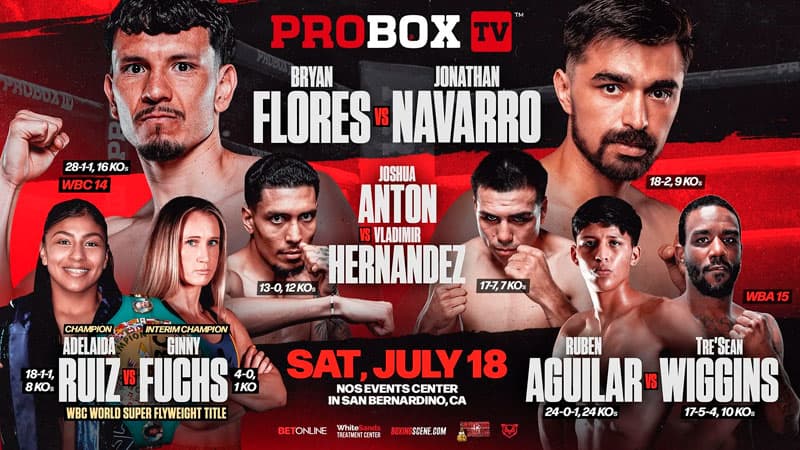 Bryan Flores vs Jonathan Navarro