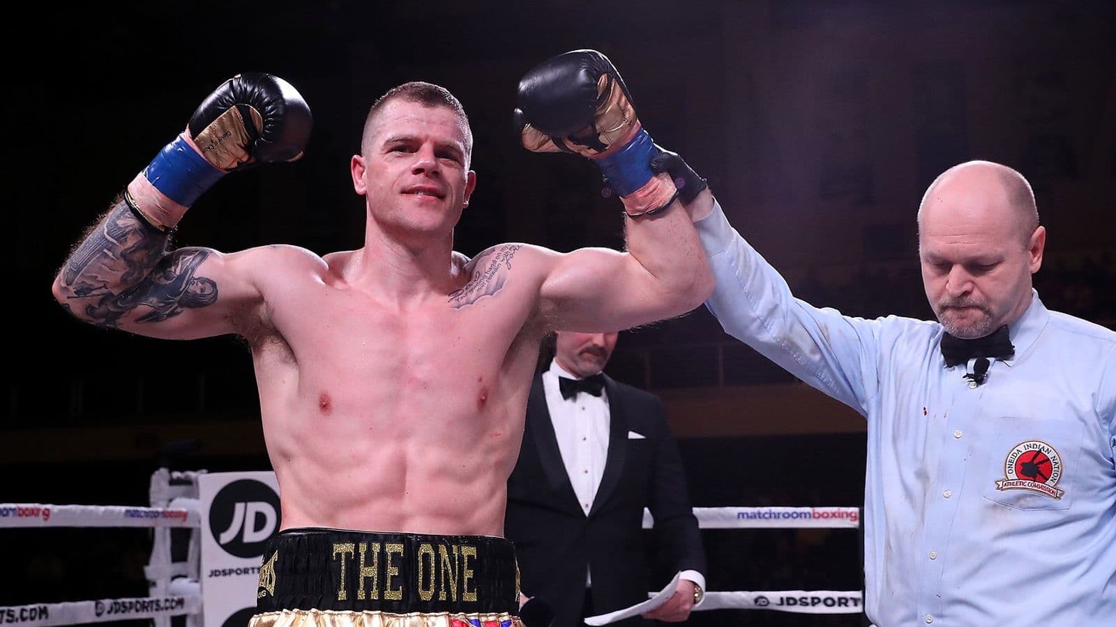 Callum Johnson Arms Raised