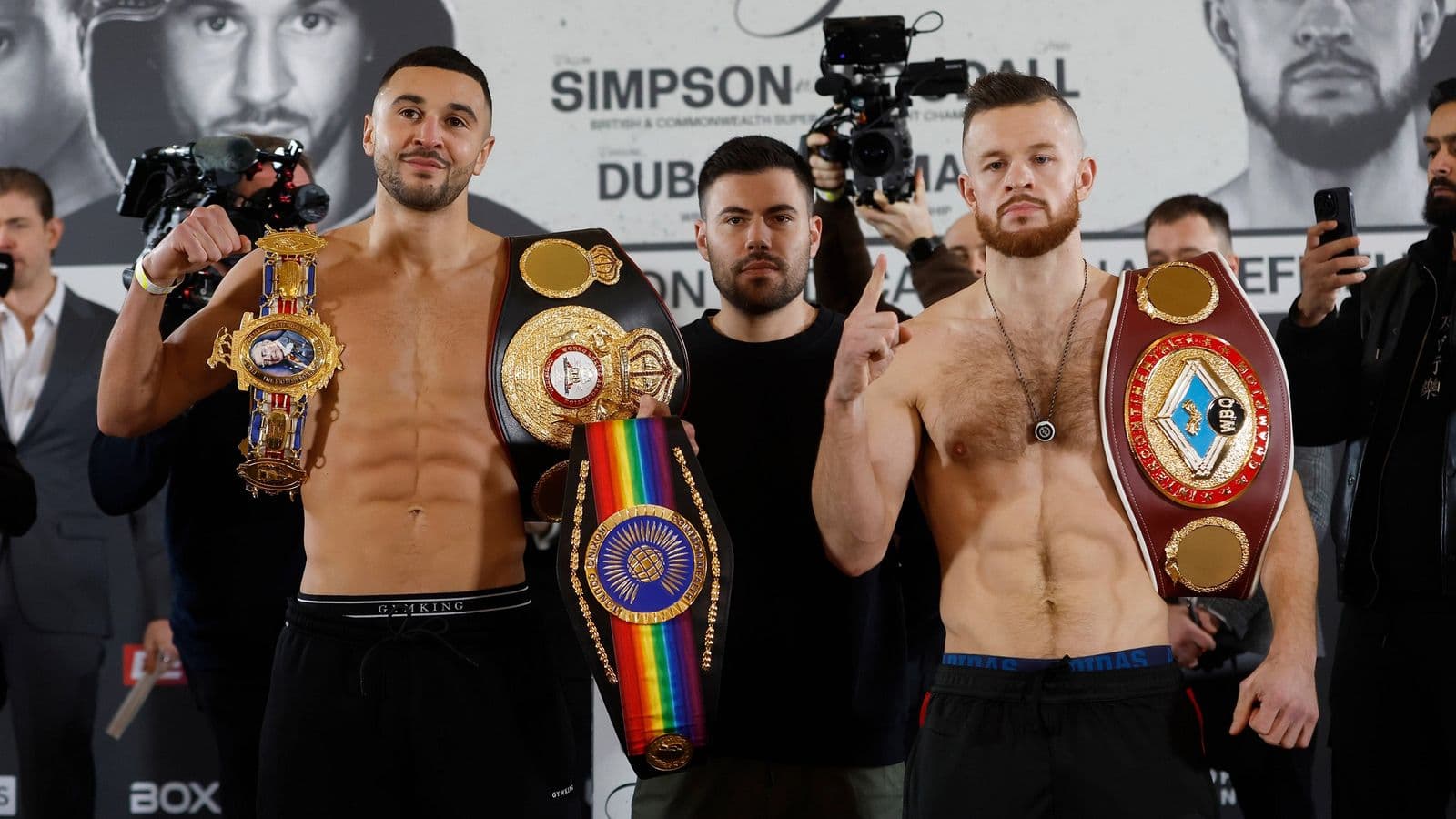 Callum Simpson vs Steed Woodall Weighin