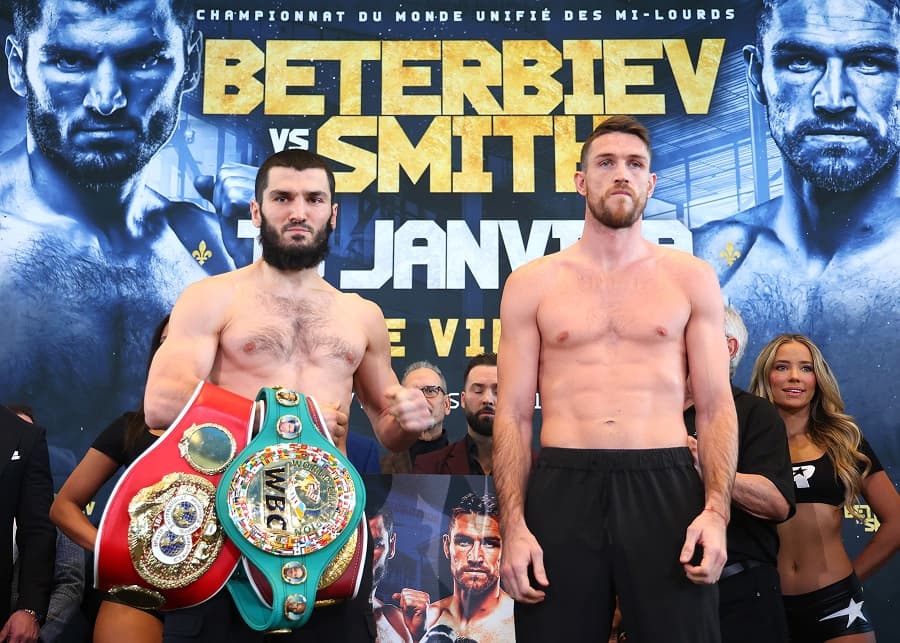 Artur Beterbiev vs Callum Smith Weigh in