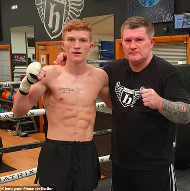 30579350 8506917 Now the 19 Year Old Is Working Hard in the Ring With Ricky As He a