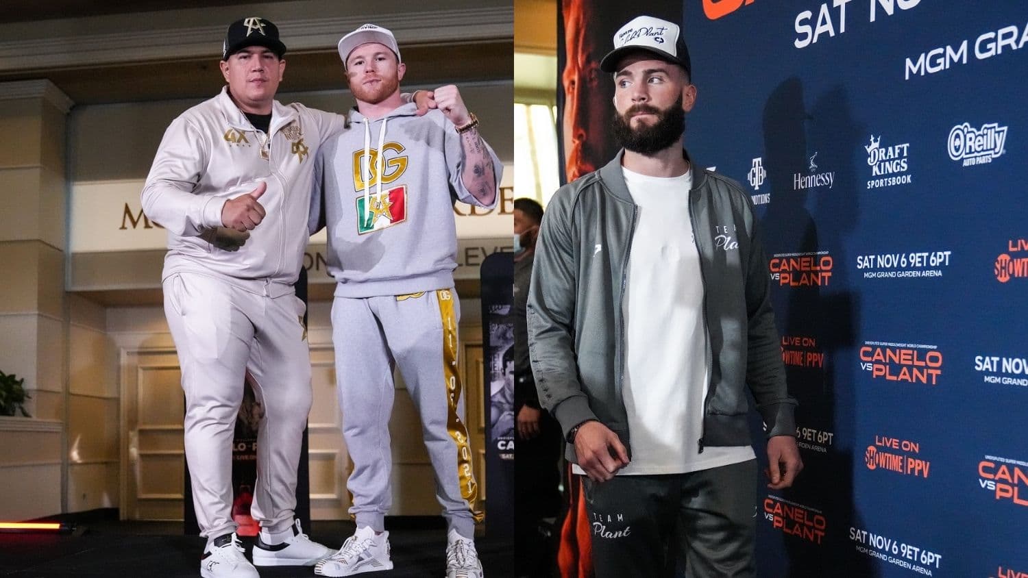 Canelo and Caleb Grand Arrivals