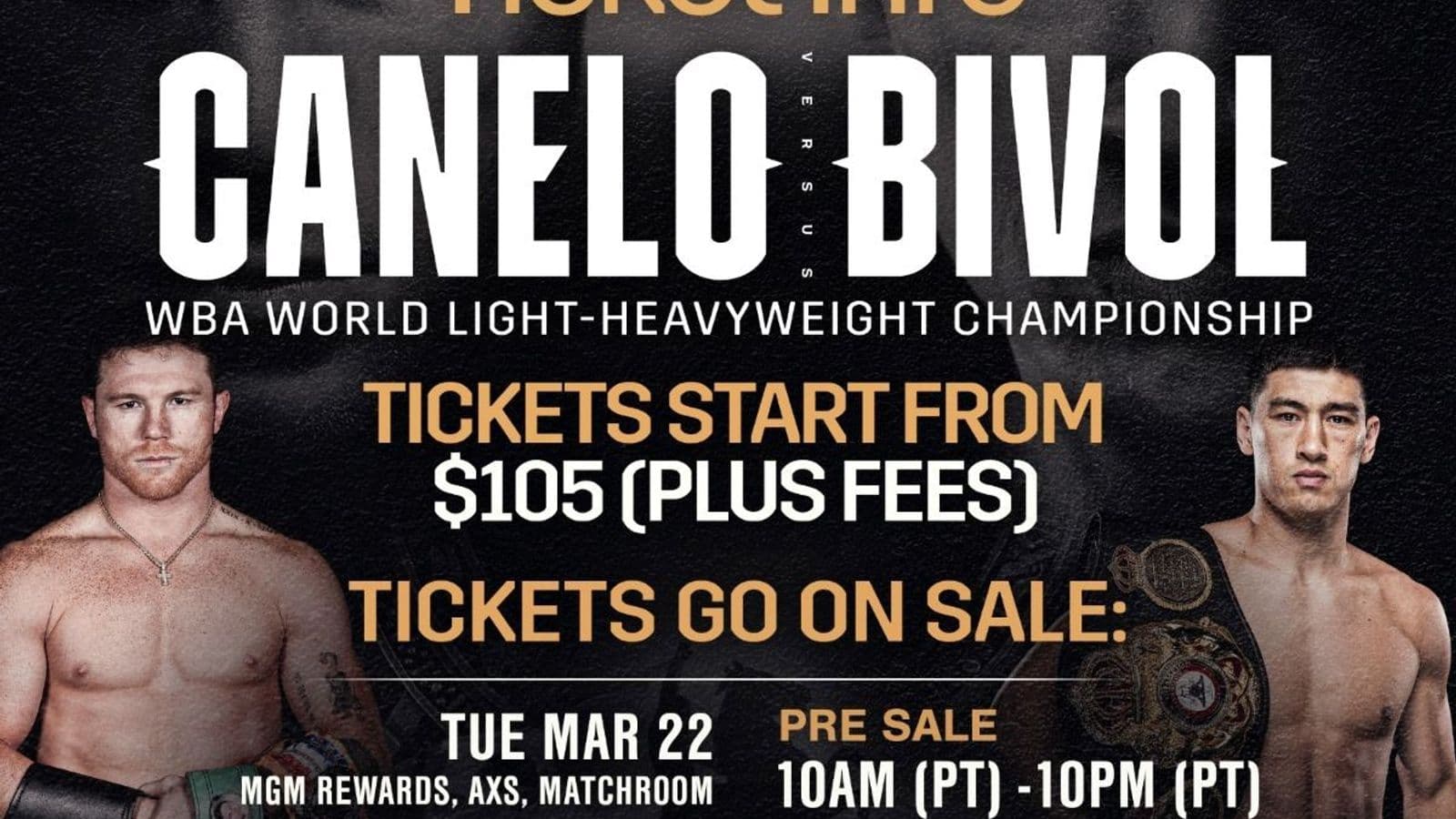 Canelo vs Dmitry Bivol Tickets