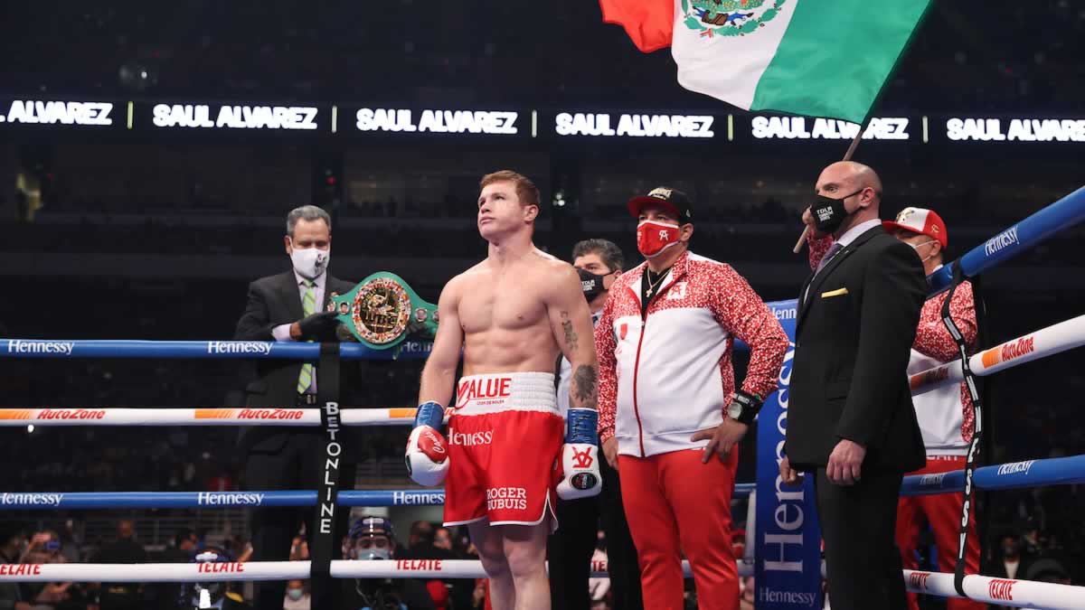 Saul Canelo Alvarez in the Ring