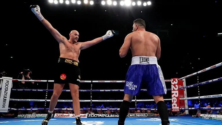 Tyson Fury Showboating
