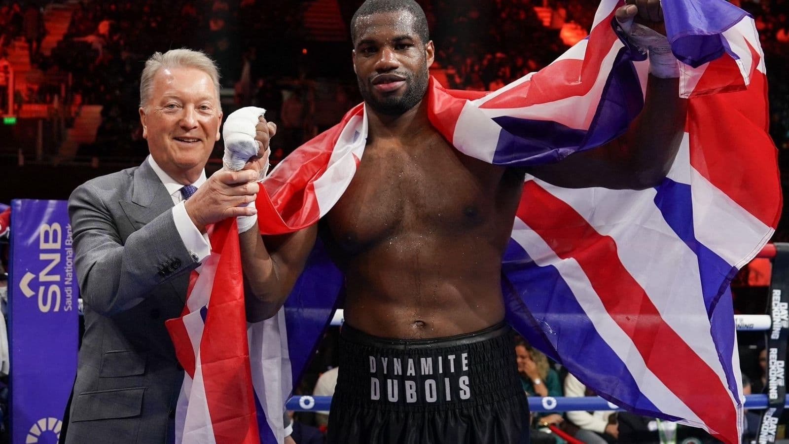 Daniel Dubois Frank Warren Union Jack