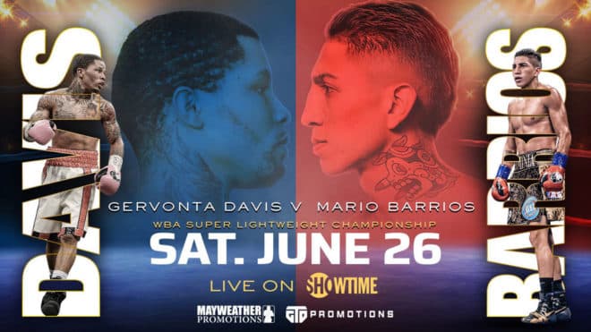 Gervonta Davis vs Mario Barrios Fight Poster