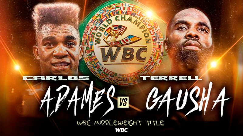 Carlos Adames vs Terrell Gausha WBC Poster
