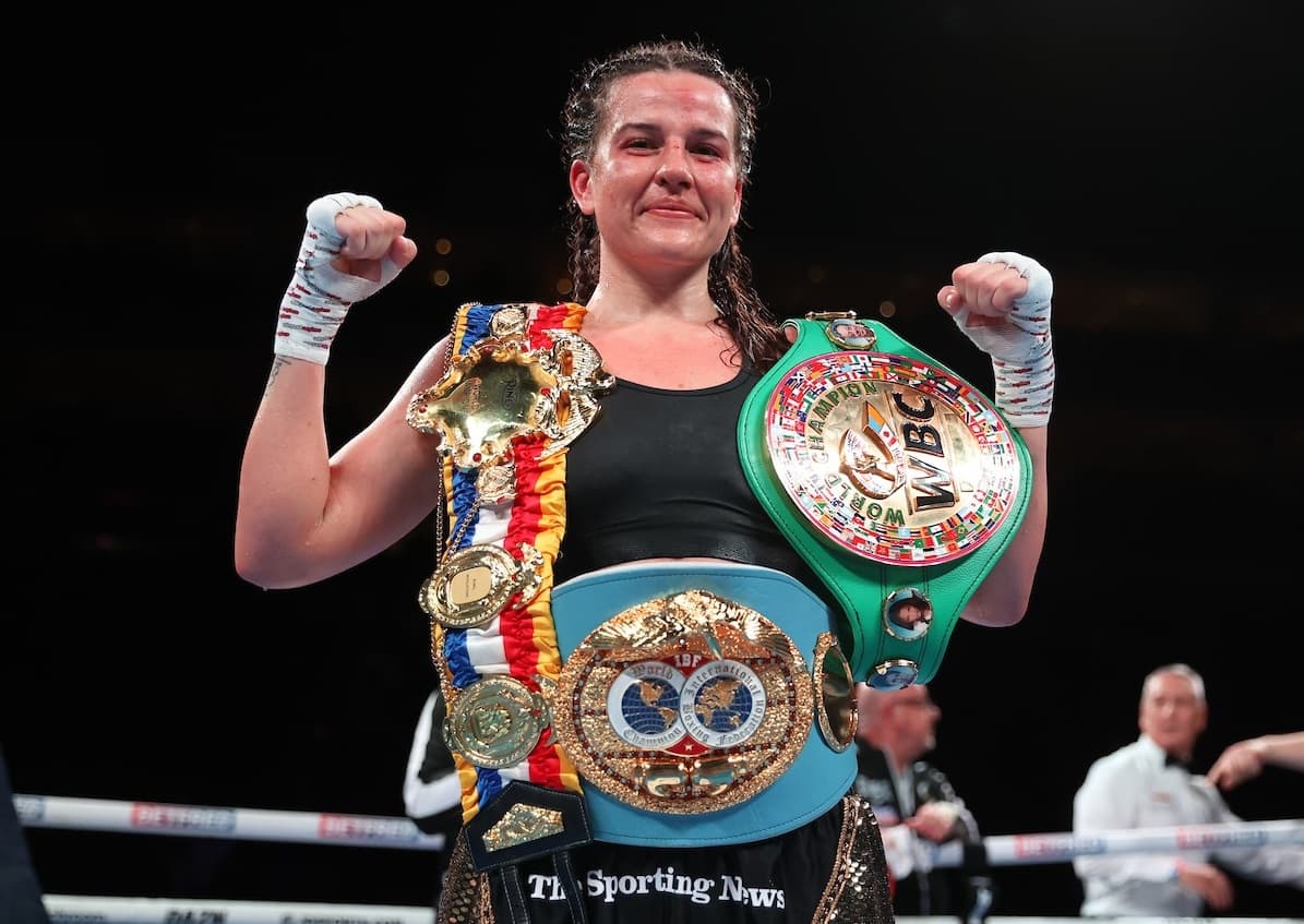 Chantelle Cameron WBC IBF Ring Titles