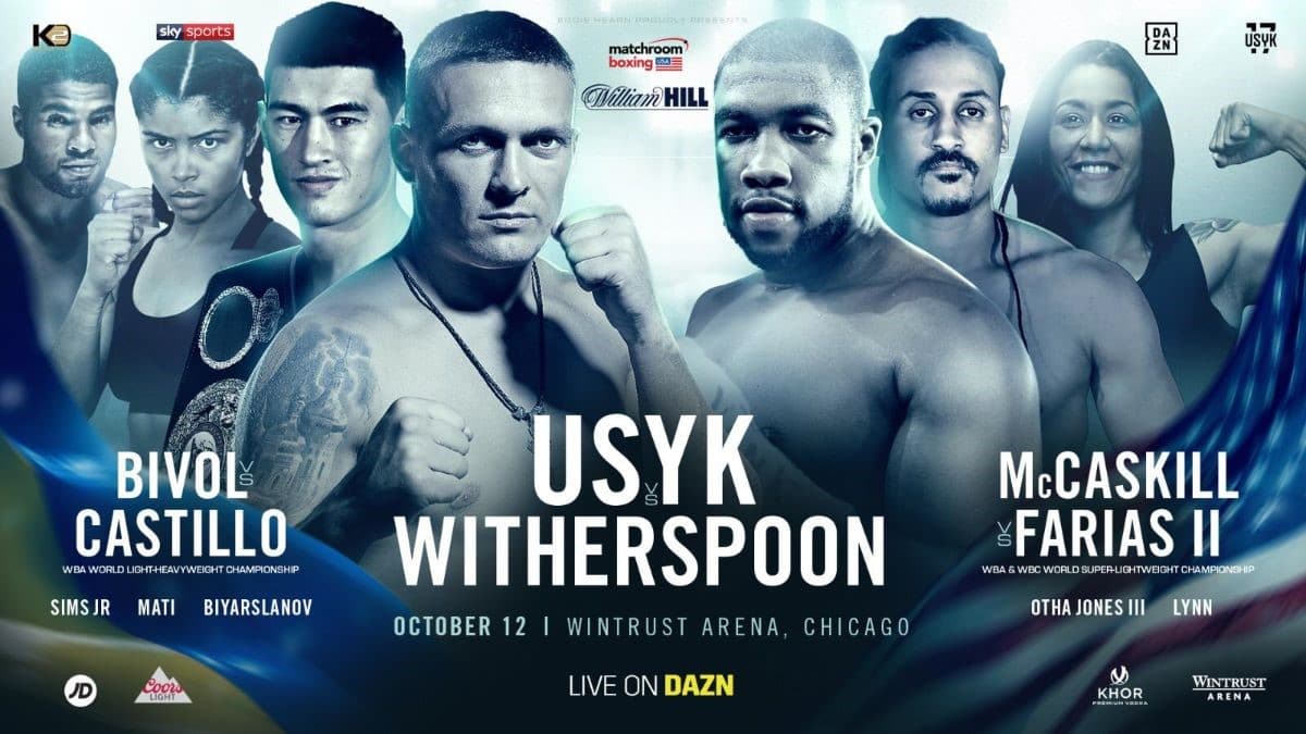 Oleksandr Usyk vs Chazz Witherspoon