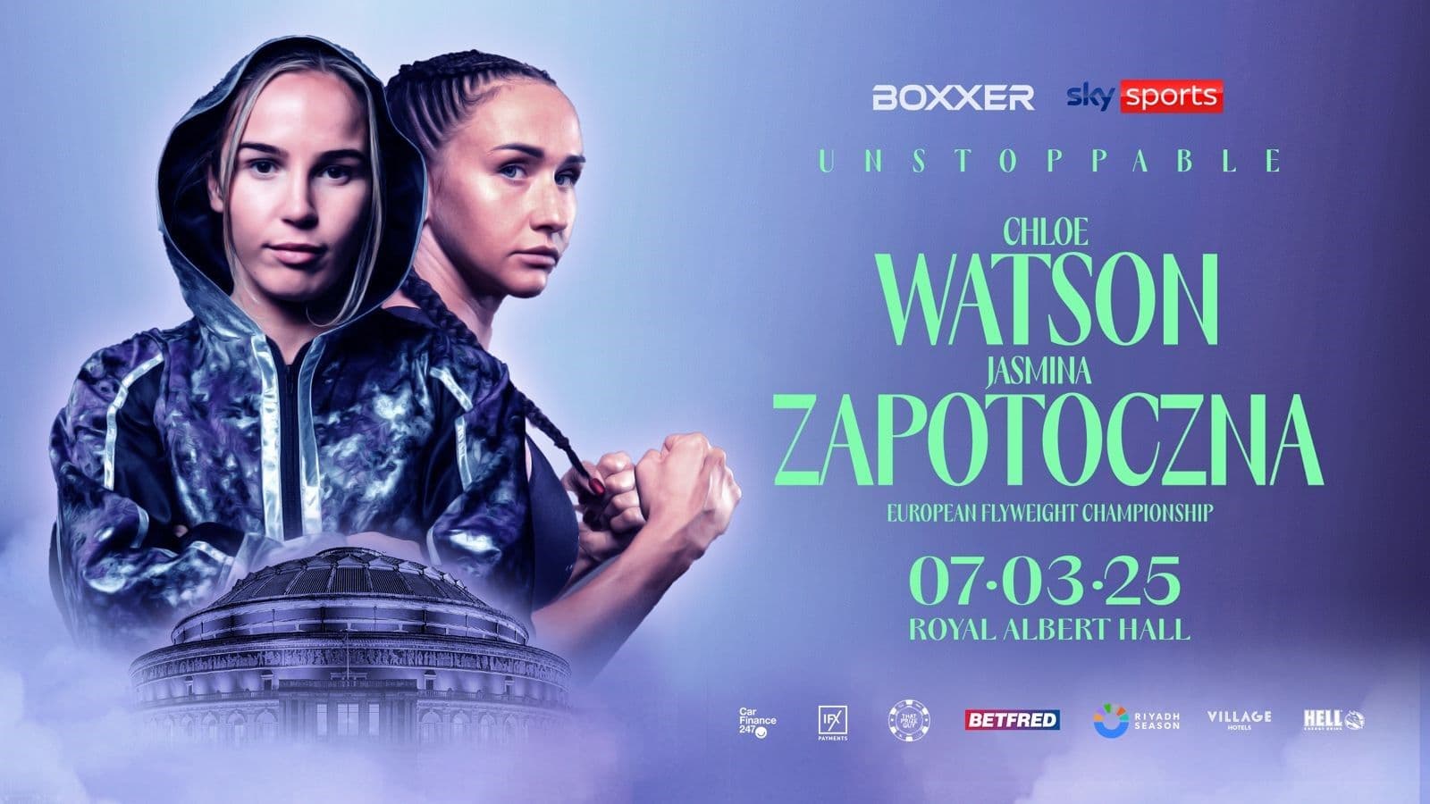Chloe Watson vs Jasmina Zapotoczna