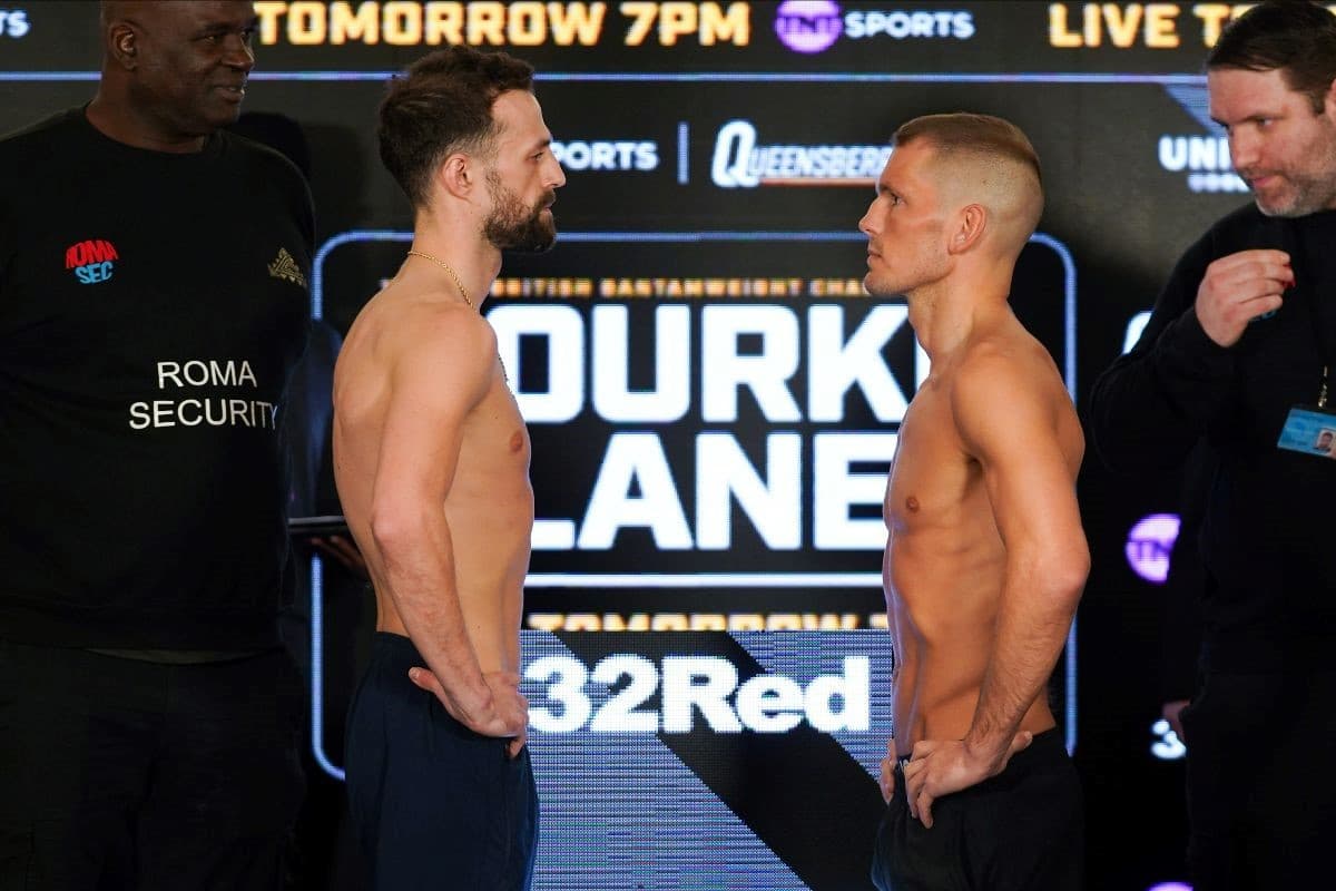 Chris Bourke vs Ashley Lane Weighin