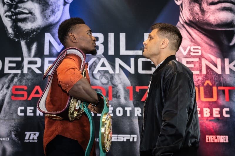 Christian Mbilli vs Sergiy Derevyanchenko Presser