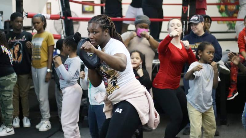 Claressa Shields Boxing Class