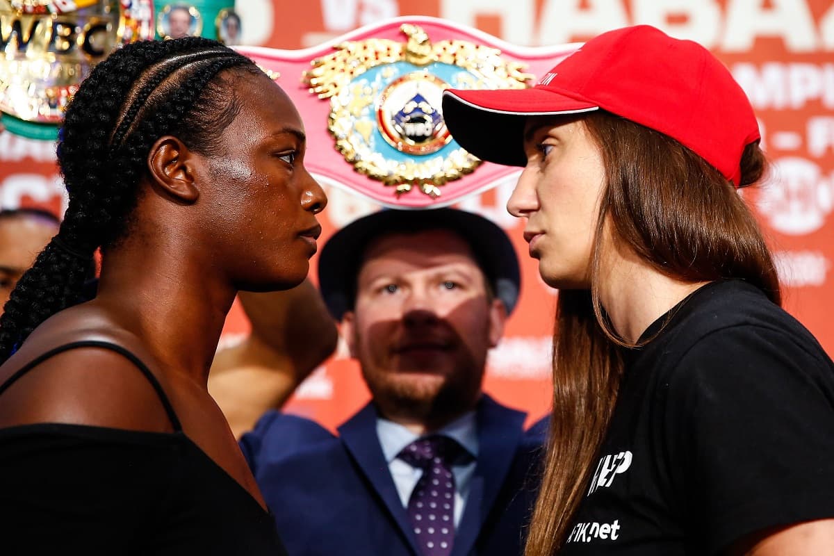 Claressa Shields vs Habazin Face Off