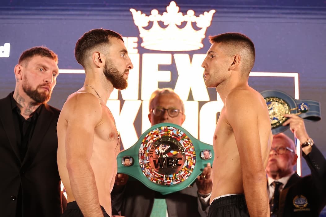 Nathaniel Collins vs Cristobal Lorente Faceoff
