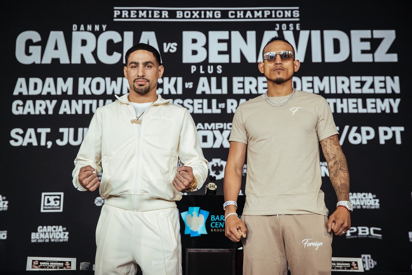 Danny Garcia vs Jose Benavidez Faceoff