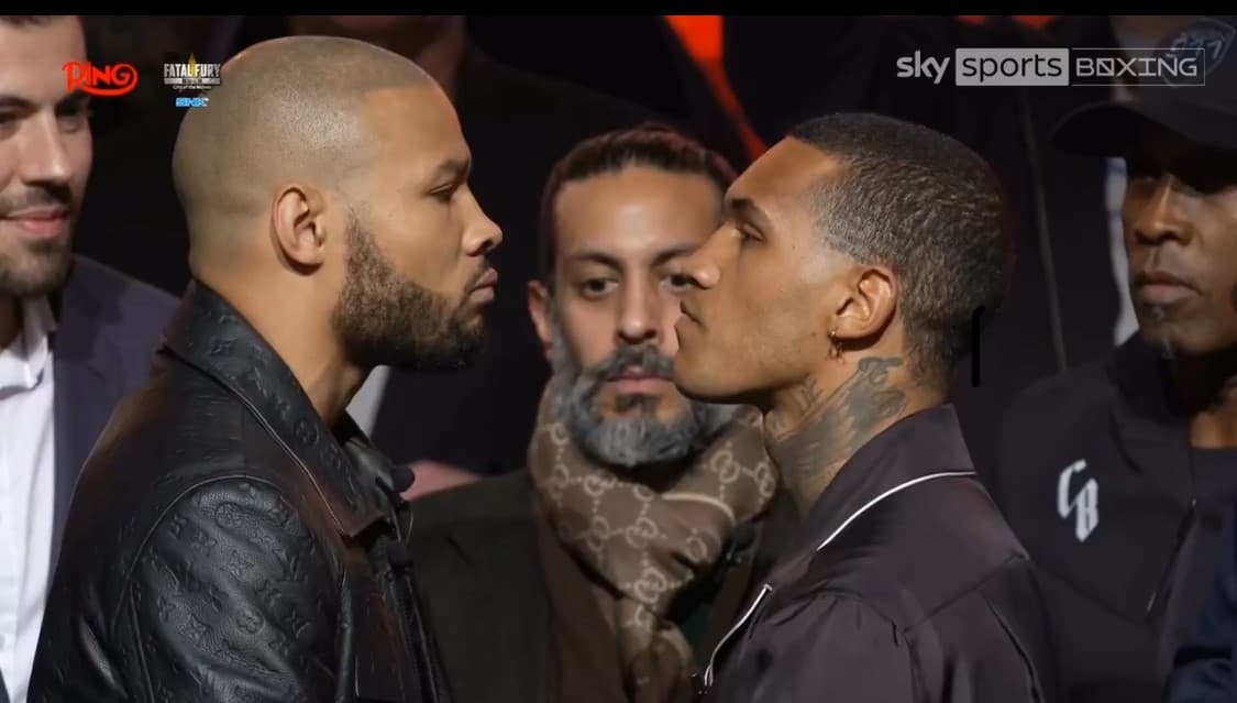 Chris Eubank Jr vs Conor Benn Faceoff
