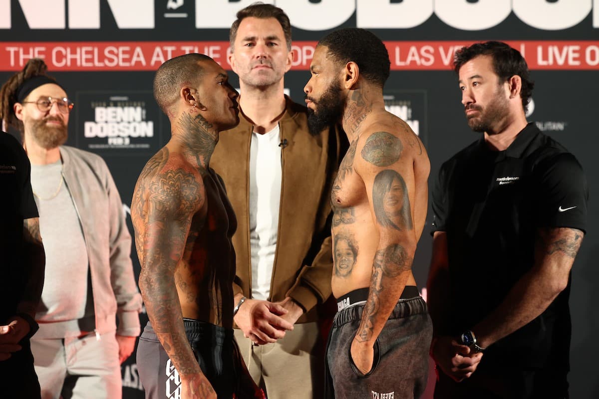 Conor Benn vs Peter Dobson Weights
