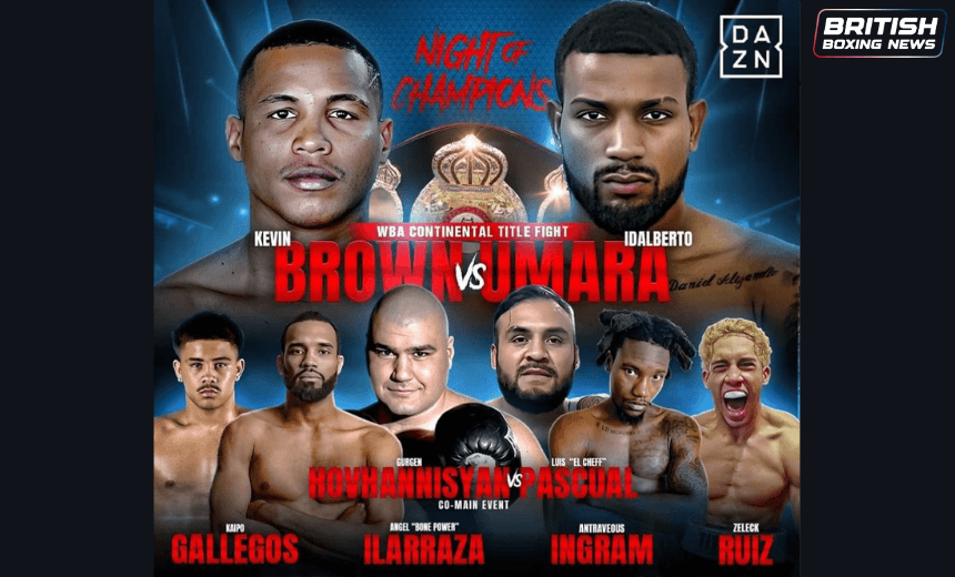 Kevin Brown Will vs Idalberto Umara