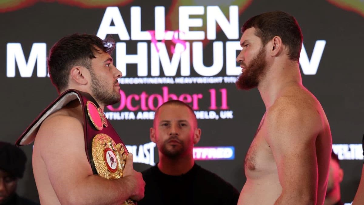 Dave Allen vs Arslanbek Makhmudov Weighin