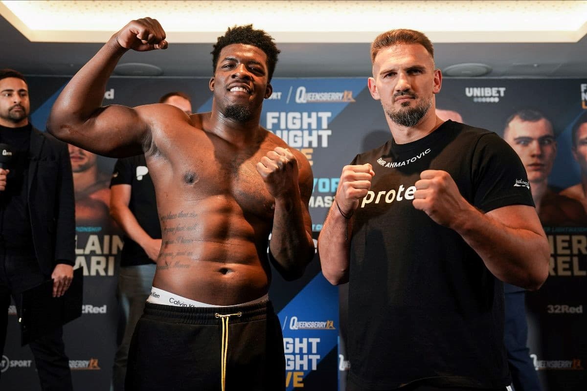David Adeleye vs Emir Ahmatovic Weigh in