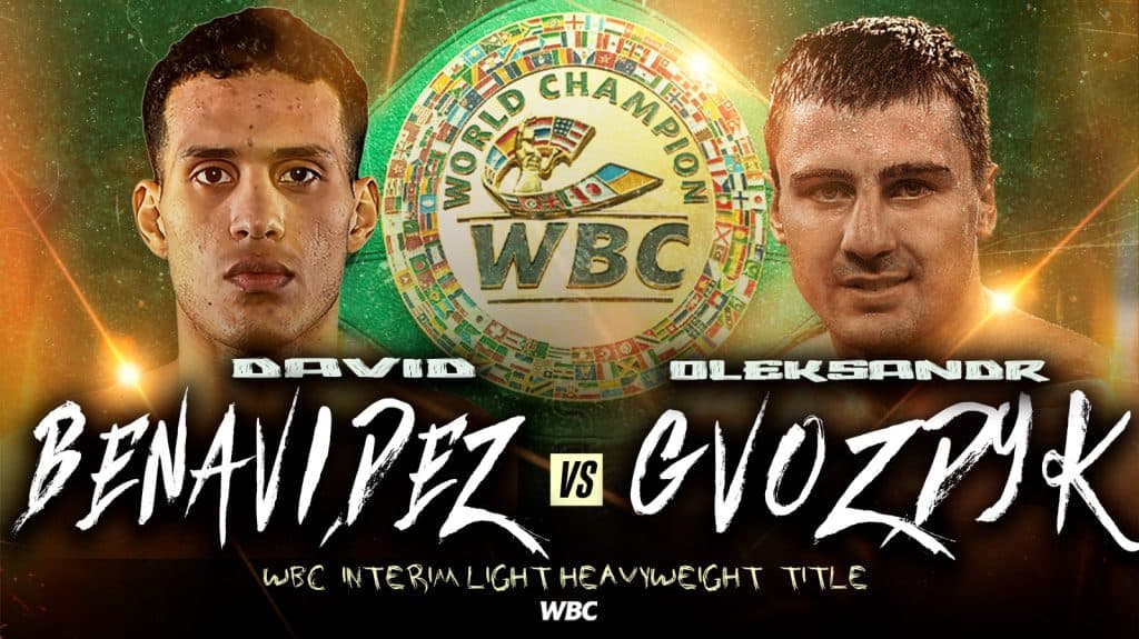 David Benavidez vs Oleksandr Gvozdyk