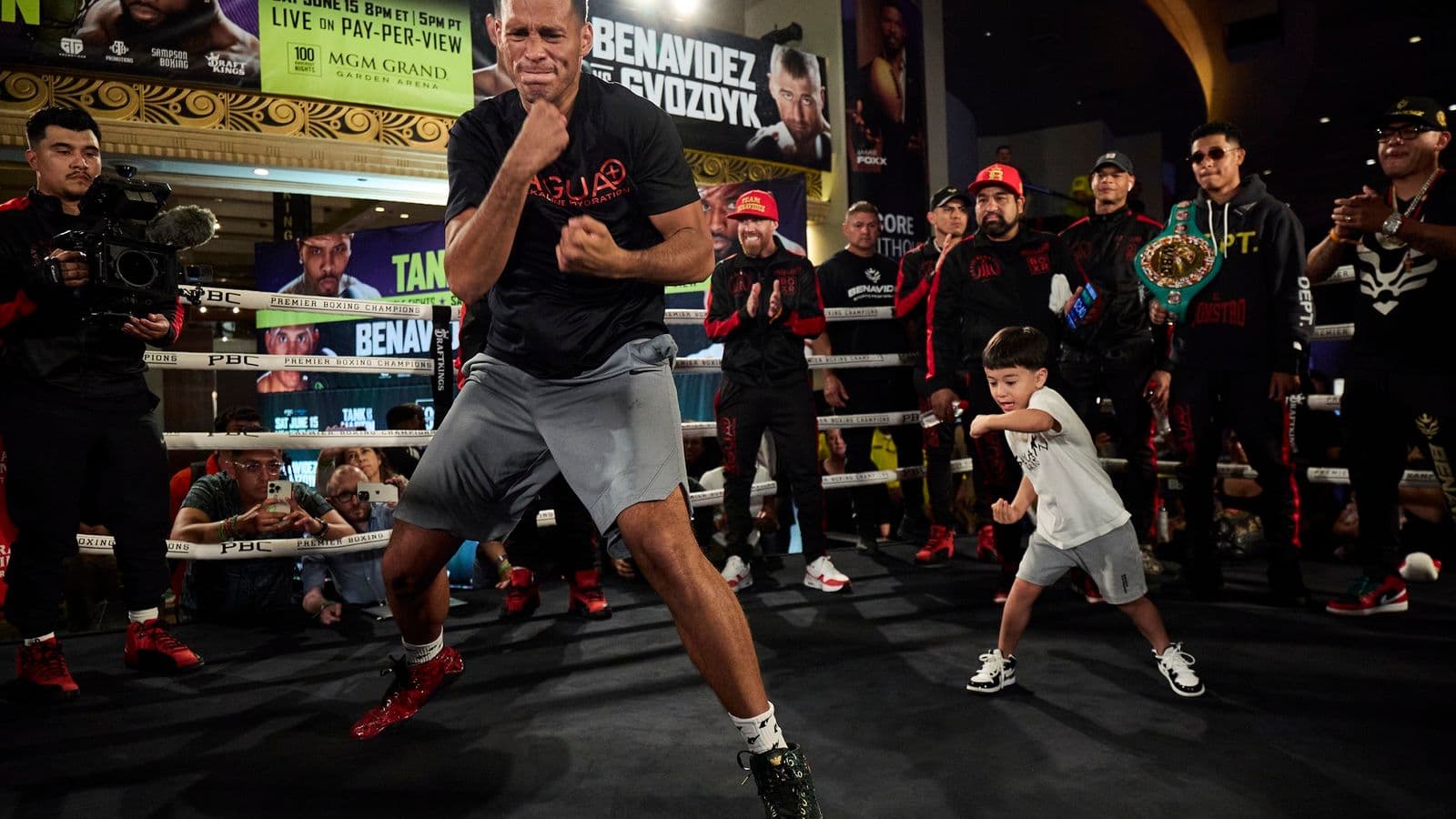 David Benavidez vs Oleksandr Gvozdyk Media Workout