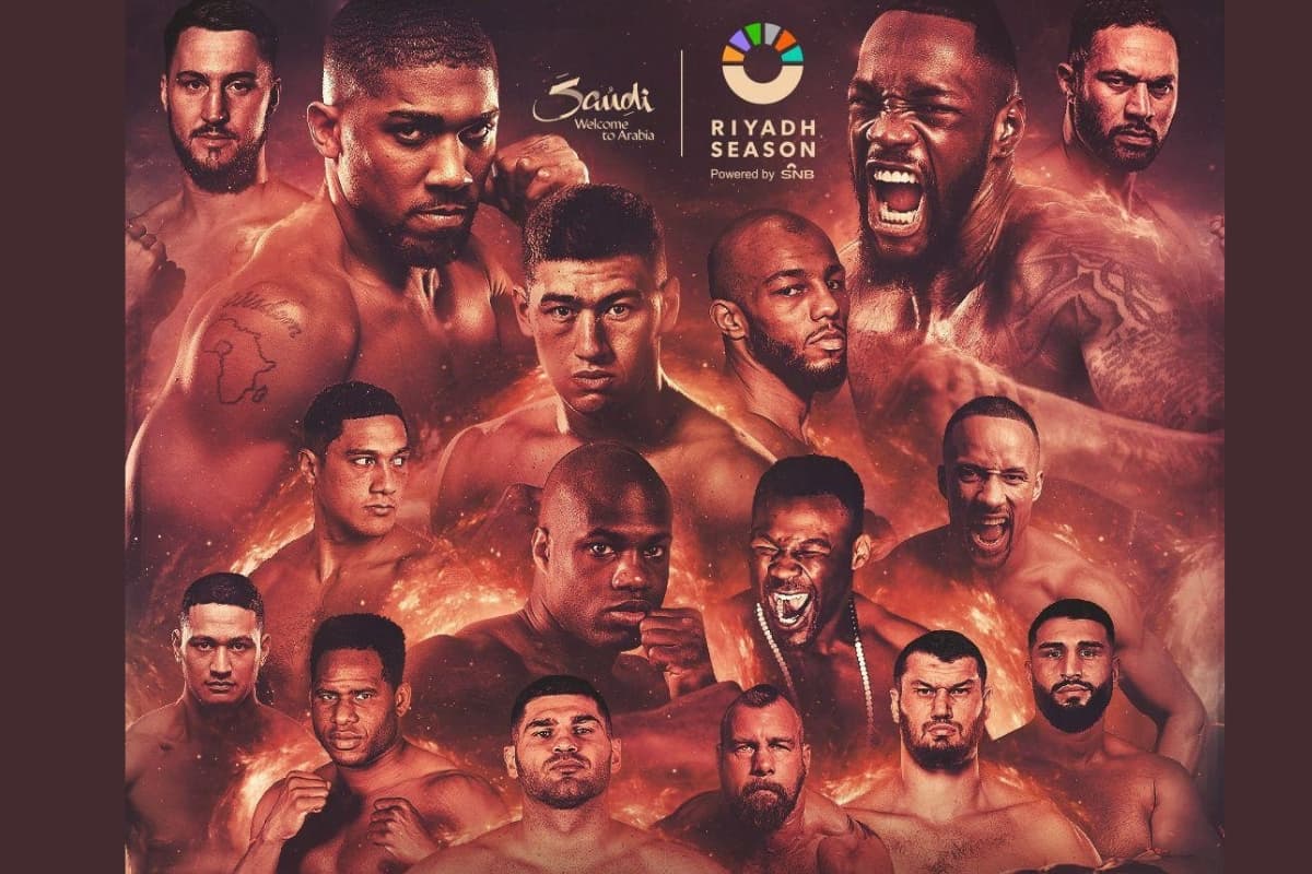 Anthony Joshua vs Otto Wallin Close Up Poster