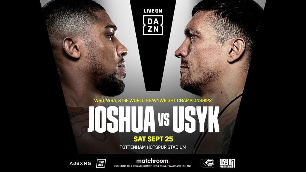Anthony Joshua vs Oleksandr Usyk DAZN
