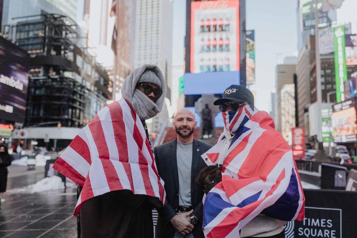Derek Chisora vs Deontay Wilder Times Square