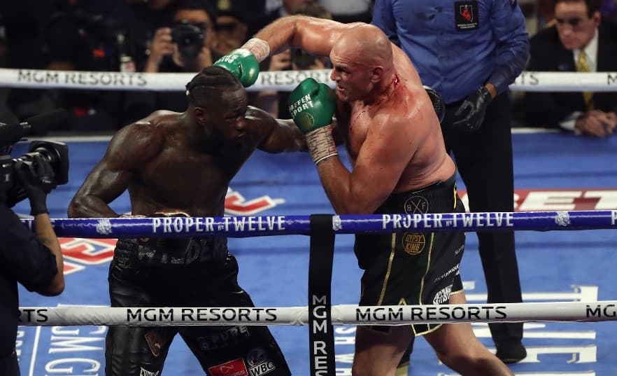 Tyson Fury vs Deontay Wilder 2 Exchange