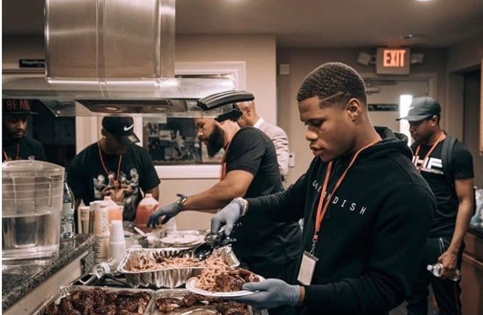 Devin Haney Homeless Shelter