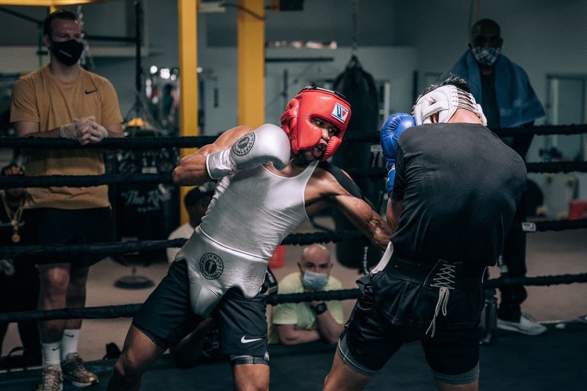 Devin Haney Sparring