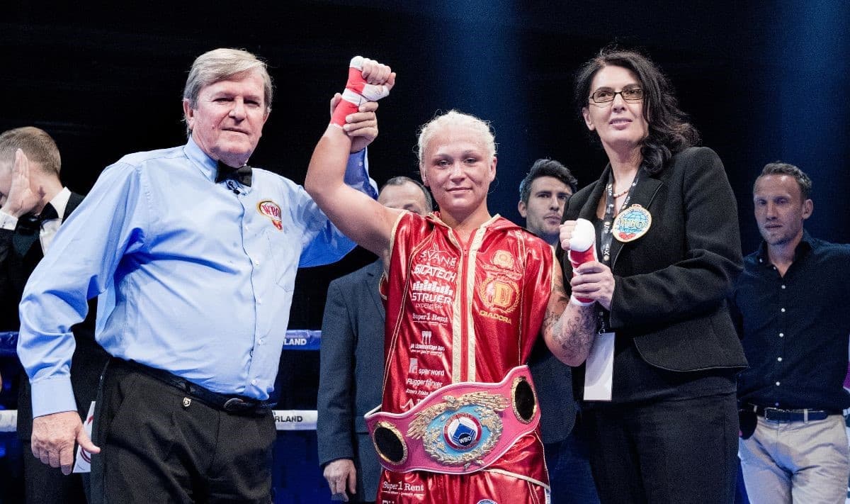 Dina Thorslund WBO Belt