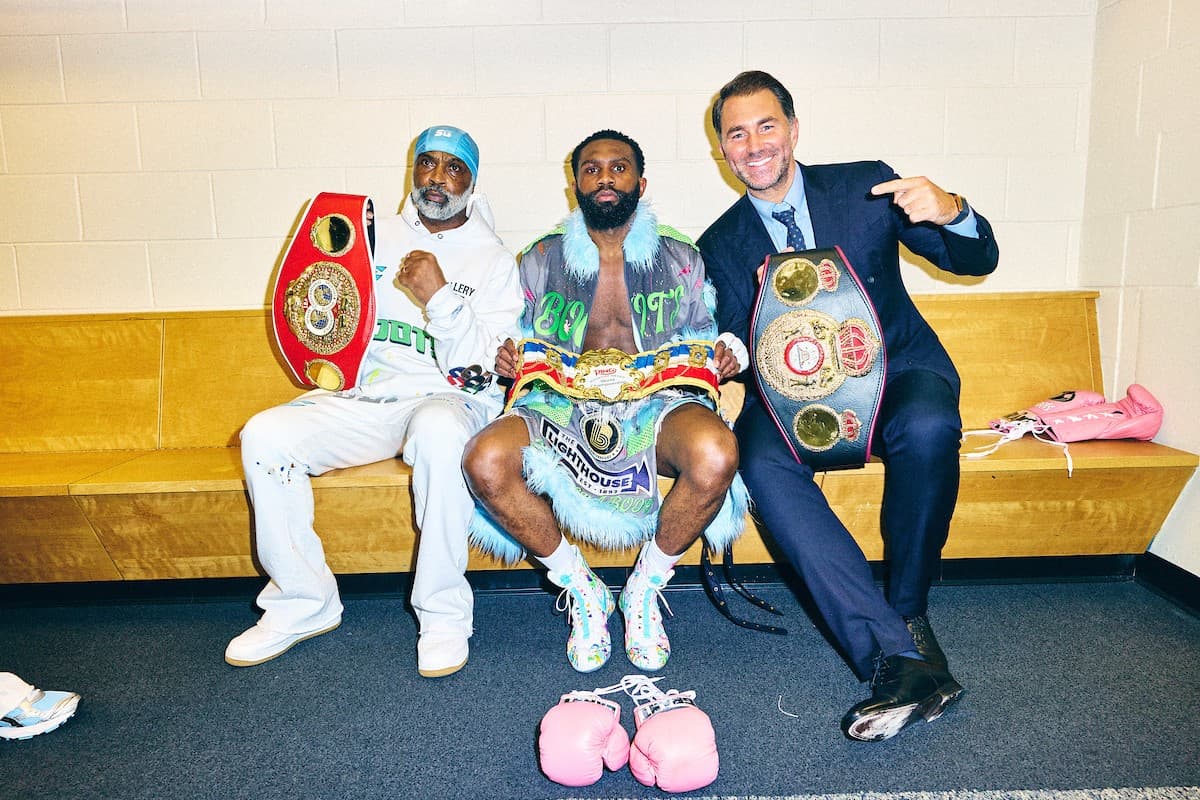 Jaron Ennis and Eddie Hearn