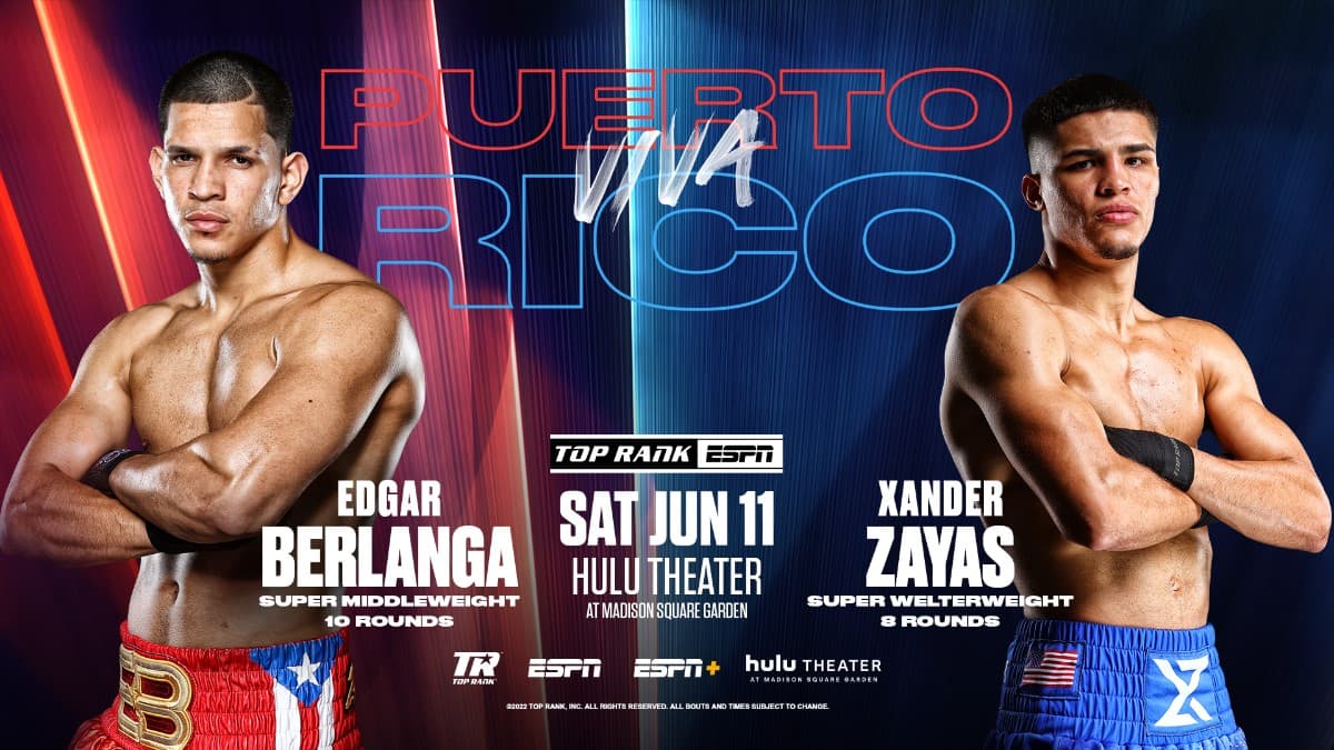 Edgar Berlanga and Xander Zayas