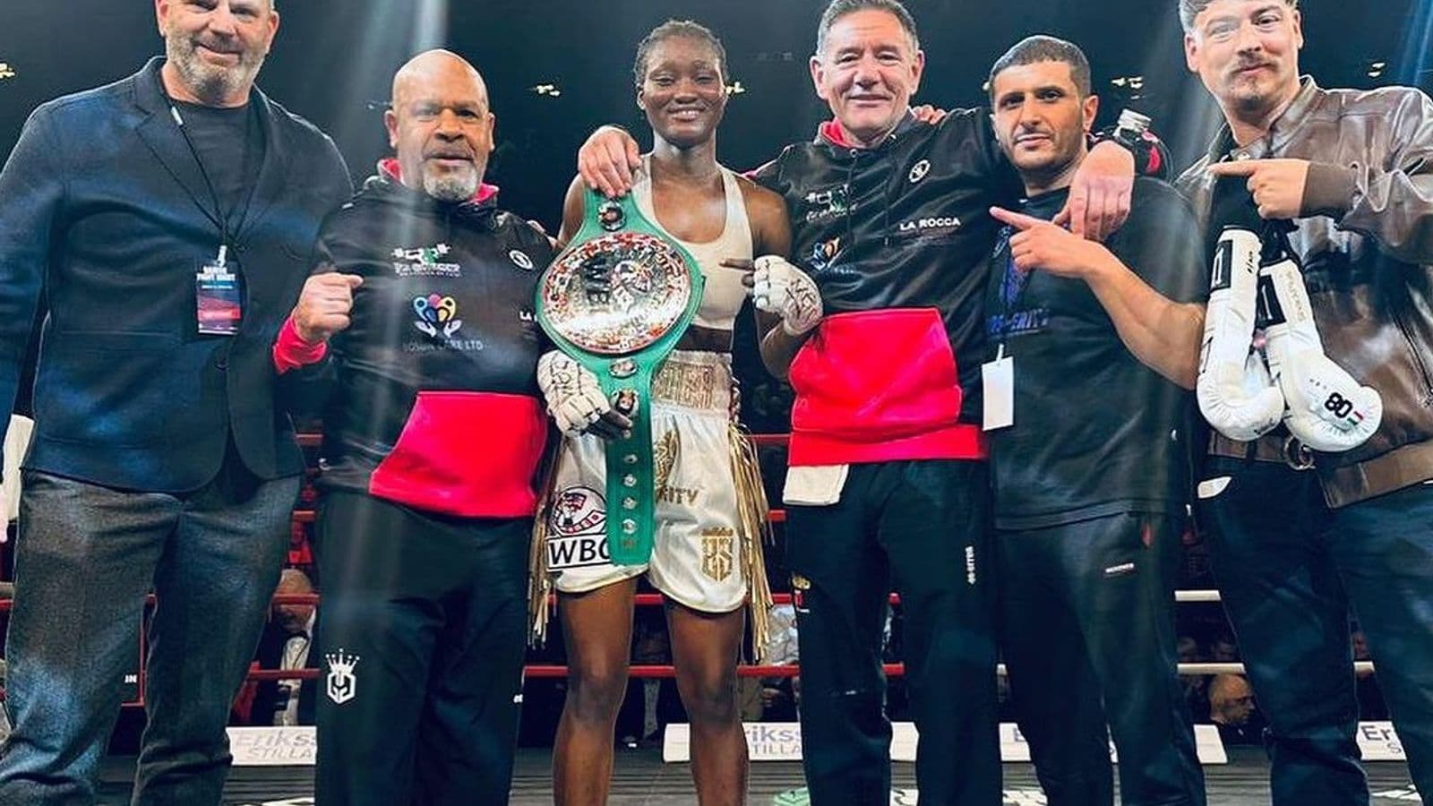 Elizabeth Oshoba WBC Silver Title