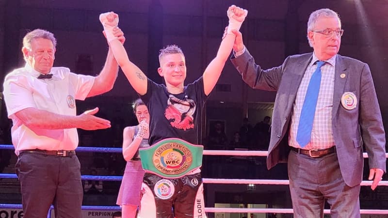 Elodie Bouchlaka WBC Francophone Title