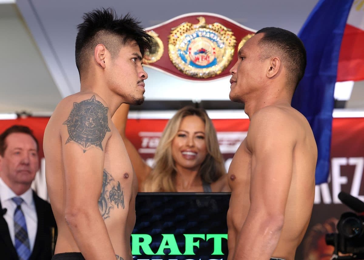 Emanuel Navarrete vs Charly Suarez Weighin