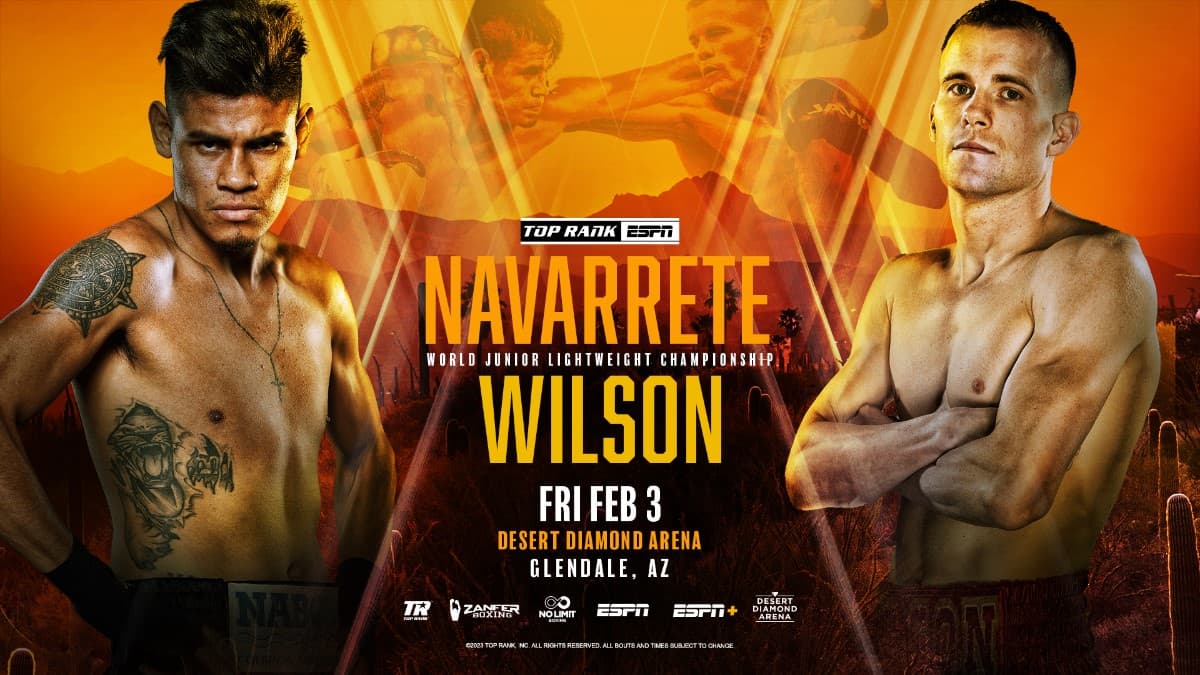 Emanuel Navarrete vs Liam Wilson