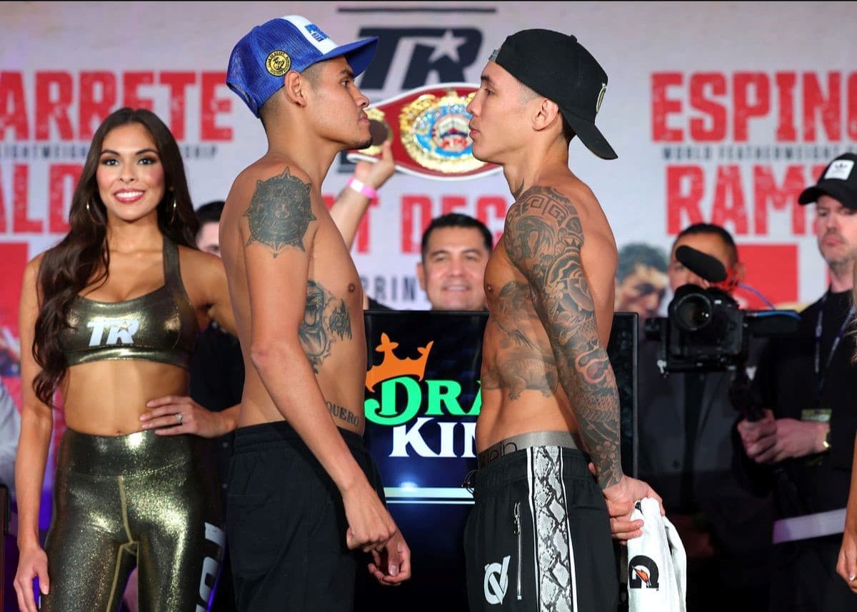 Emanuel Navarrete vs Oscar Valdez 2 Weights
