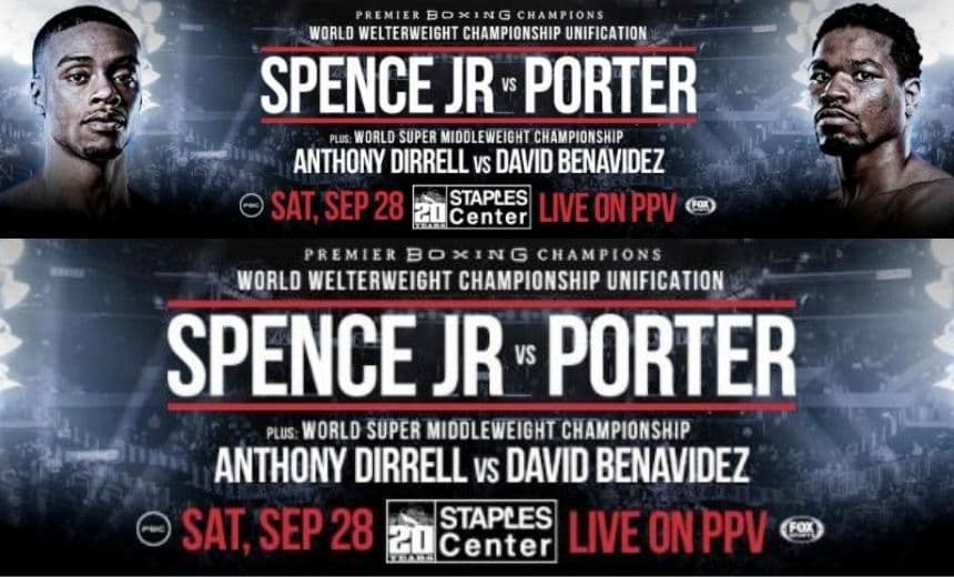 Errol Spence Jr vs Shawn Porter Fight Poster