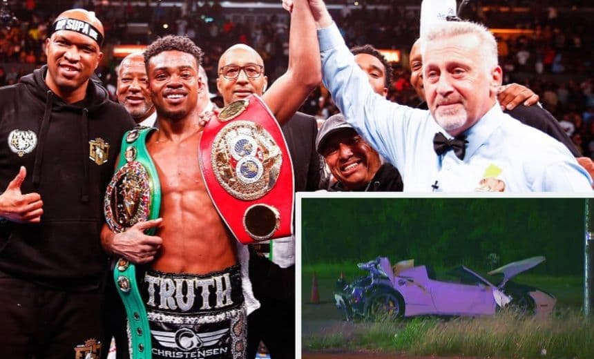 Errol Spence Car Crash Image