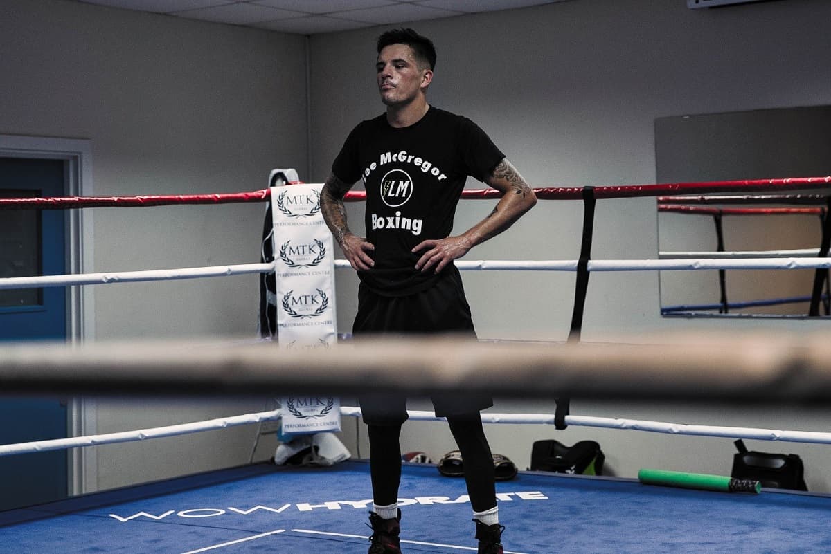 Lee Mcgregor in Ring Training