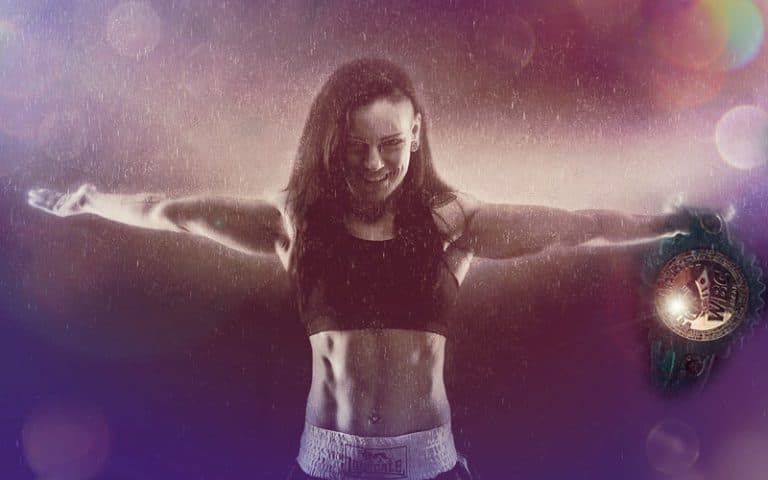 Eva Wahlstrom WBC Title Rain Effect