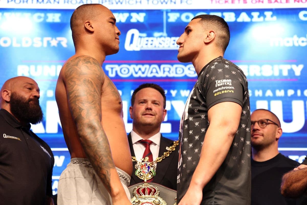Fabio Wardley vs Justus Huni Weights