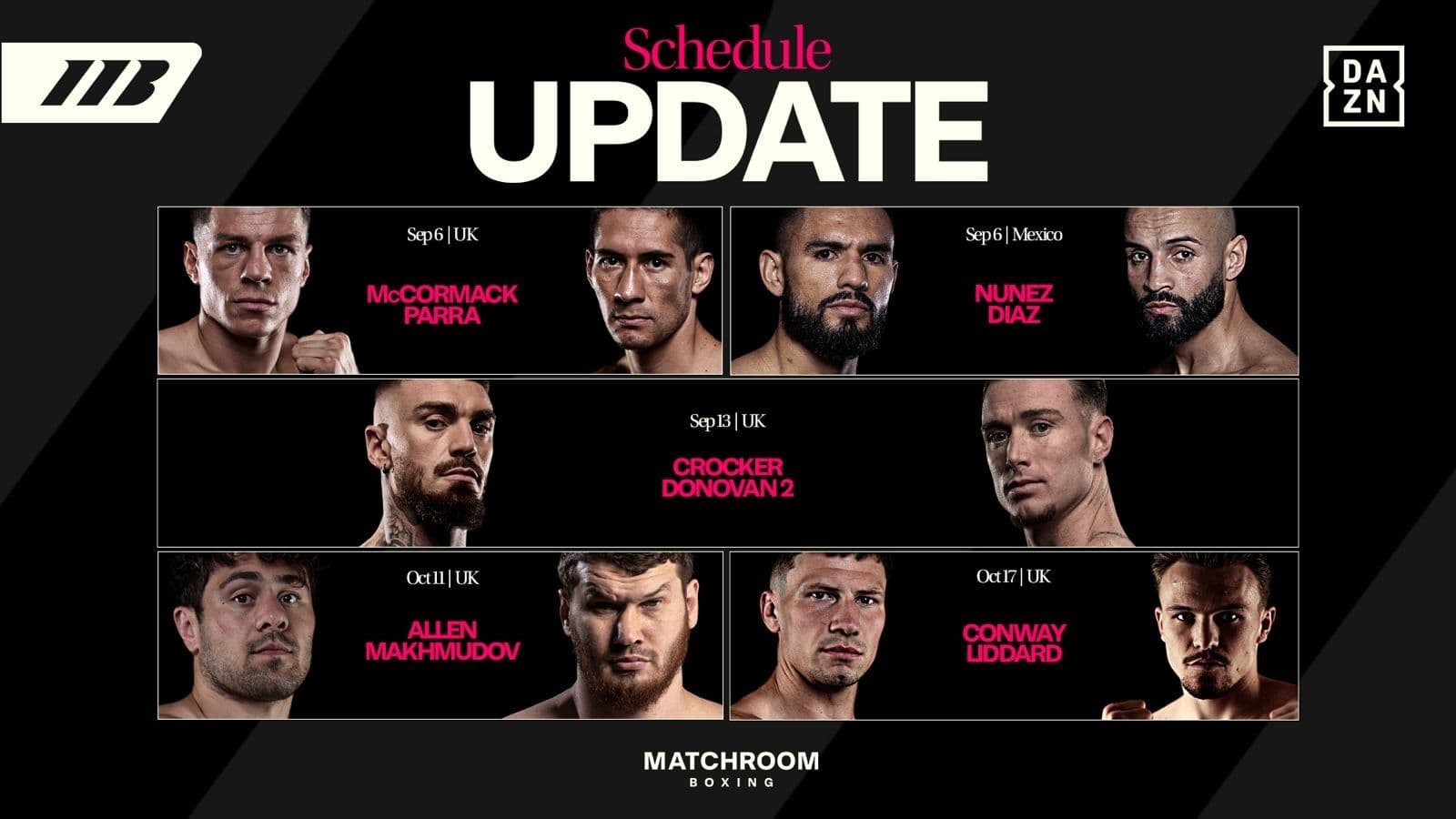 Matchroom Autumn 2025
