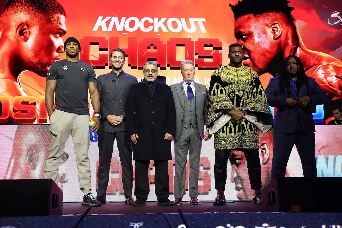 Anthony Joshua vs Francis Ngannou Presser